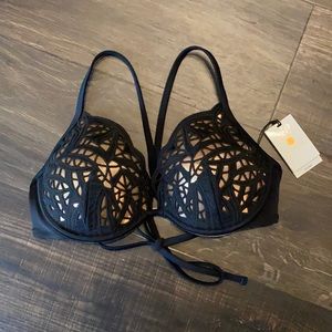 NWT Shade & Shore Bikini Push-up Top 34C